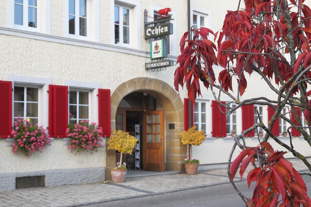 Hotel-Restaurant Roter Ochsen Lauchheim Eksteriør billede